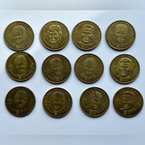 1998 McDonald's Team Canada Official Olympic Hockey Complete 12 Medallion Set - Picture 7 of 7